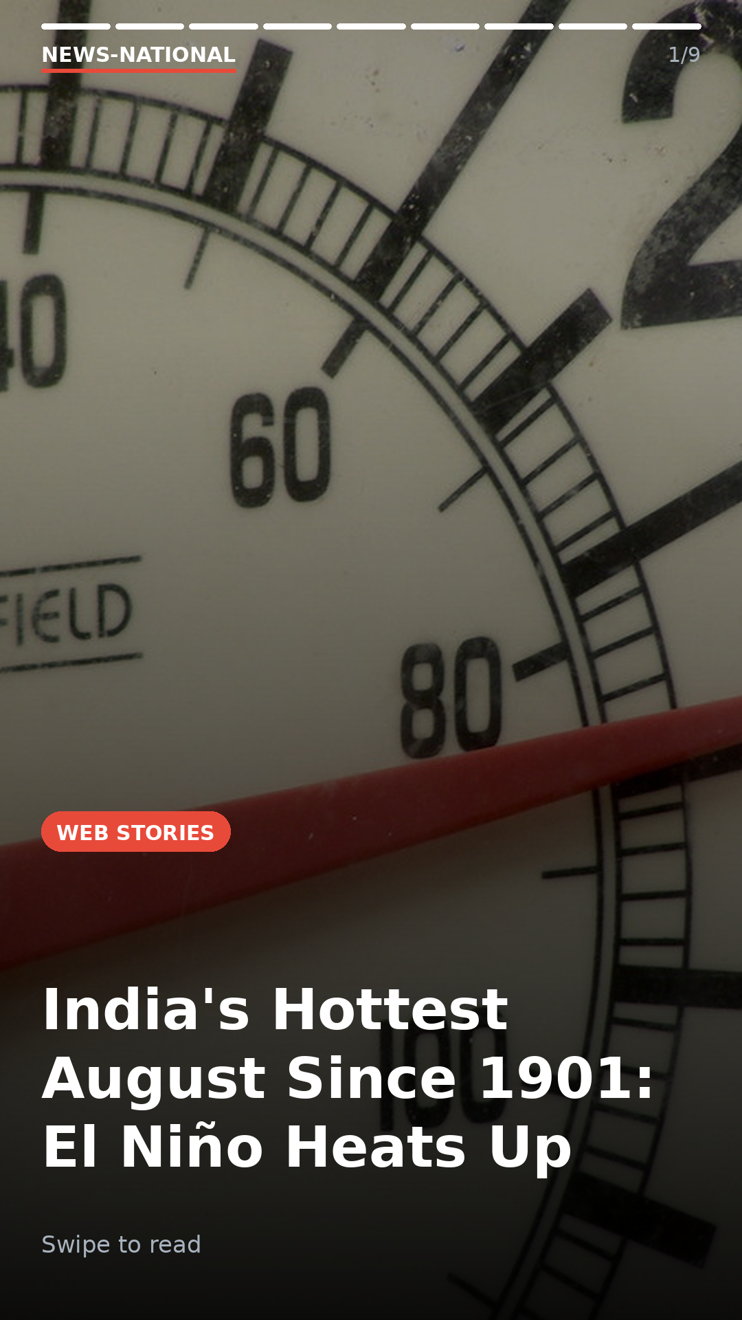 India's Hottest August Since 1901: El Niño Heats Up